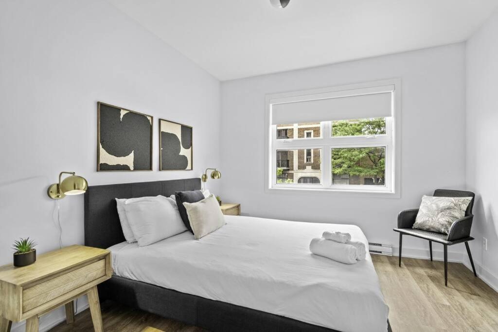 Stylish 2 Bedroom Haven By Jean Talon Market Montréal Exterior foto
